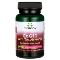 Witaminy i minerały - SWANSON Koenzym Q10 100mg Tokotrienole 10mg 60kaps - miniaturka - grafika 1