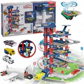 Samoloty i helikoptery - Parking Garaż Samochodowy Auta Samochodzik Samolot Winda Prezent Dla Dzieci - miniaturka - grafika 1