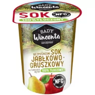 Soki i napoje niegazowane - Sady Wincenta Sok w Kubku o smaku Jabłkowo-Gruszkowy 100 Procent Tłoczony - miniaturka - grafika 1