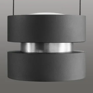 Brilliant Lampa wisząca Glow-Sphere, możliwość ściemniania, czarny, salon / jadalnia, aluminium, nowoczesny - Lampy sufitowe - miniaturka - grafika 1
