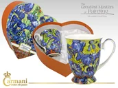 Kubki - 2 kubki Van Gogh Irysy porcelana Serce Prezent - miniaturka - grafika 1