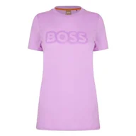 Koszulki i topy damskie - BOSS T-shirt damski, Light/Pastel Pink680, XL - miniaturka - grafika 1