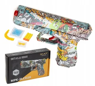 Pistolet Metalowy Replika Glock na kulki 4w1 - Zabawki militarne - miniaturka - grafika 1