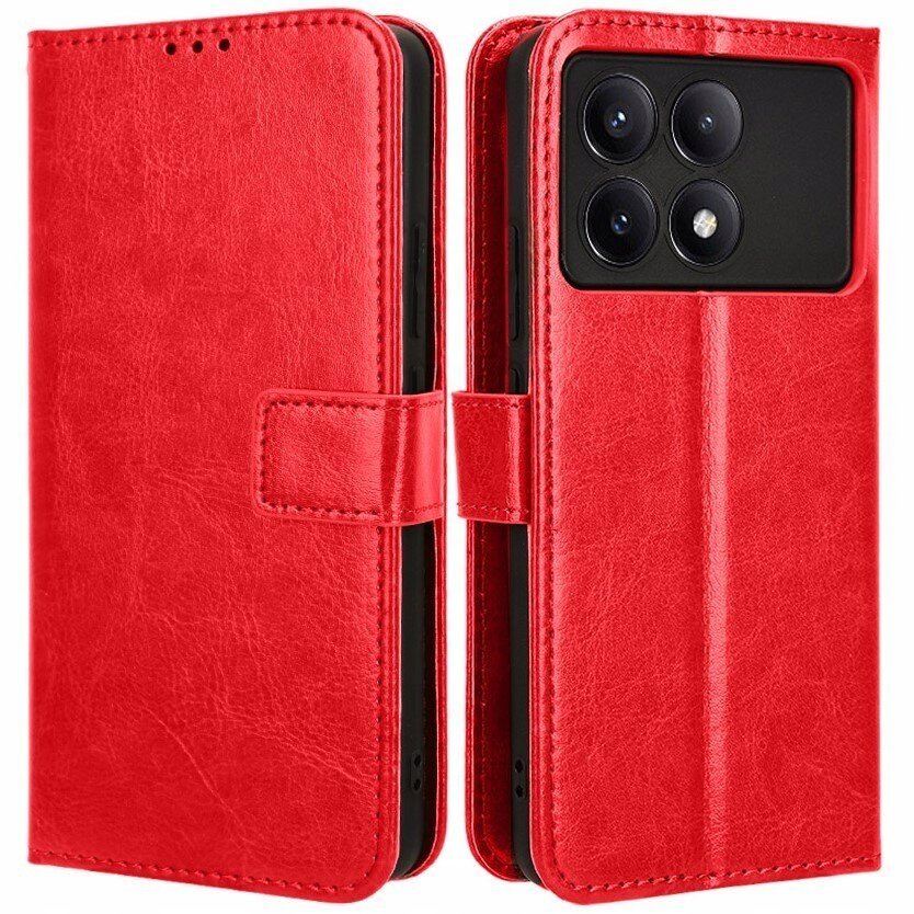 Etui Z Klapką Do Xiaomi Poco F6 Pro 5G Plecki Eko Skóra Portfel