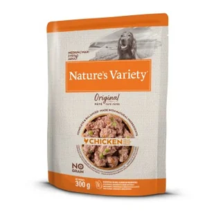 Nature's Variety Original Medium/Maxi Dorosły 8 x 300 g Kurczak - Mokra karma dla psów - miniaturka - grafika 1