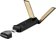 Karty sieciowe - ASUS USB-AX56NC (1800Mb/s a/b/g/n/ac/ax) USB 3.0 - darmowy odbiór w 22 miastach i bezpłatny zwrot Paczkomatem aż do 15 dni - miniaturka - grafika 1