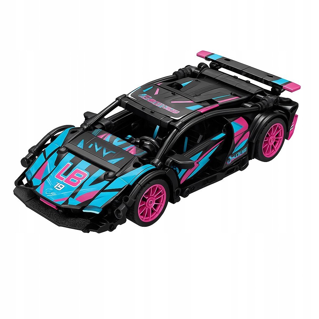 Klocki SPEED 9157 Auto Technic Cyberpunk 385 el Pull-Back Sportowy Samochód
