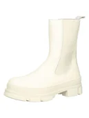 Botki damskie - Steve Madden Skórzane botki w kolorze kremowym - miniaturka - grafika 1