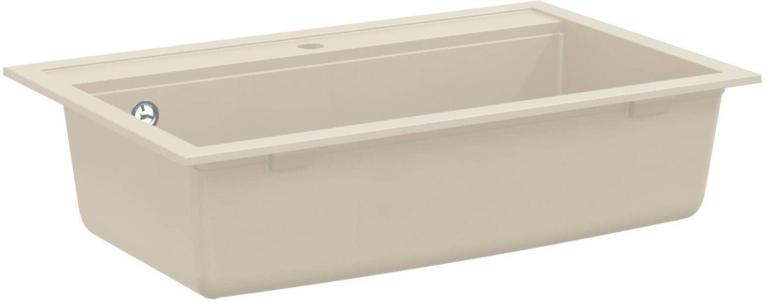 vidaXL Zlew Beżowy 795 x 505 mm 80% kwarcu i 20% żywicy