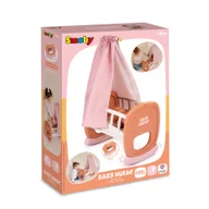 Lalki dla dziewczynek - Smoby Baby Nurse Kołyska z Baldachimem - miniaturka - grafika 1