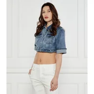 Kurtki damskie - Liu Jo Kurtka jeansowa Cropped Fit - miniaturka - grafika 1