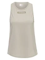 Koszulki sportowe damskie - Hummel Top sportowy "TE Tola" w kolorze kremowym - miniaturka - grafika 1