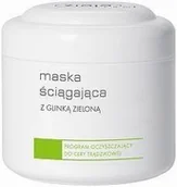 Maseczki do twarzy - Ziaja Pro maska ściągająca z glinką zieloną 200ml - miniaturka - grafika 1