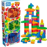 Klocki - MEGA BLOKS Duże KLOCKI 250 Elementów GFG24 - miniaturka - grafika 1