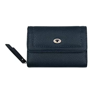 Tom Tailor Damska Lilly, Medium Flap Wallet, Dark Blue, ciemnoniebieska, One Size 29280 53 - Portfele - miniaturka - grafika 1