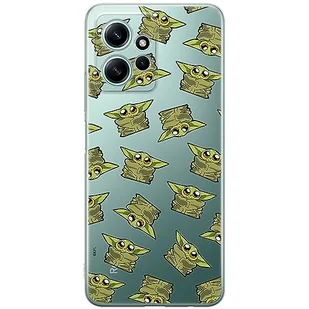 ERT GROUP etui na telefon Xiaomi REDMI NOTE 12 4G, case oryginalny i oficjalnie licencjonowany przez Star Wars, wzór Baby Yoda 008, optymalnie dopasowane, plecki z TPU częściowo przeźroczyste - Etui i futerały do telefonów - miniaturka - grafika 1