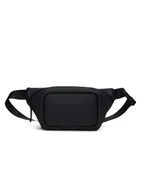 Torby męskie - Torba biodrowa wodoodporna Rains Bum Bag Mini W3 - black - miniaturka - grafika 1