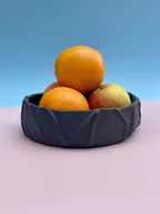 Miski i półmiski - Ręcznie robiona ceramiczna czarna misa - miniaturka - grafika 1