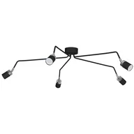 Lampy sufitowe - Żyrandol Joker czarny 5 1341 Decoland - miniaturka - grafika 1