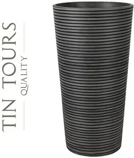 WYSOKA SZARA DONICA Z KOMPOZYTU 25x25x46 cm - Donice WYSOKA SZARA DONICA Z KOMPOZYTU 25x25x46 cm - Donice - miniaturka - grafika 1