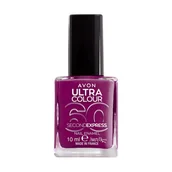 Podkłady do twarzy - Avon Ultra Colour 60 Second Express Lakier do paznokci - In Mauve With U - 10ml - miniaturka - grafika 1