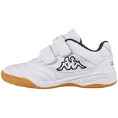 Koszulki i topy damskie - Kappa Unisex Kickoff K 260509k-1116 Low-Top, 1011 White Black, 26 EU - miniaturka - grafika 1
