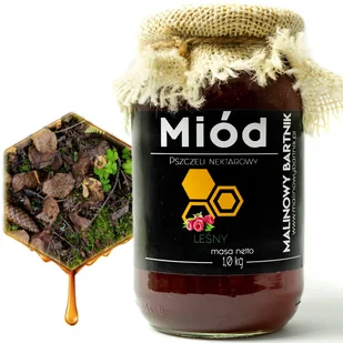 MIÓD SPADŹ LIŚCIASTA 1 KG - Tegoroczny zbiór 2024, z Polski - Miód - miniaturka - grafika 1