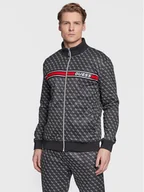 Bluzy męskie - Guess Bluza Korbin Z2BQ06 FL04Q Czarny Regular Fit - miniaturka - grafika 1