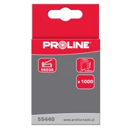 Zszywki - Proline 55440 Zszywki hartowane typ G półokrągłe, L 10mm, 55440 - miniaturka - grafika 1