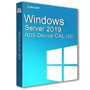 Oprogramowanie serwerowe - Microsoft Windows Server 2019 CAL 50 DEVICES RDS - miniaturka - grafika 1