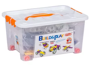 Klocki Elastyczne, Konstrukcyjne 100 El. Formuła 1, Quad, Helikopter, Samolot Do Rozkręcania I Skręcania 4w1 - Klocki - miniaturka - grafika 1