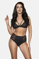 Komplety bielizny - Figi damskie modelujące z wysokim stanem Babell kod 070 czarne  3XL - miniaturka - grafika 1