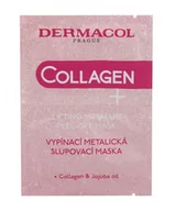 Maseczki do twarzy - Dermacol Collagen Lifting Metallic Peel-Off Maseczka do twarzy 15ml 118426 - miniaturka - grafika 1