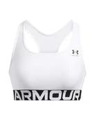 Biustonosze - Under Armour Damski biustonosz HeatGear Authentics Medium Support Bra - miniaturka - grafika 1