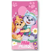 Okrycia kąpielowe dla dzieci - Ręcznik kąpielowy dla dziecka 70x140 FROTA 100% BAWEŁNA Psi Patrol różowy - miniaturka - grafika 1
