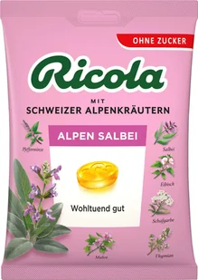 Ricola Alpen-Salbei Cukierki bez Cukru 75 g - Inne słodycze - miniaturka - grafika 1