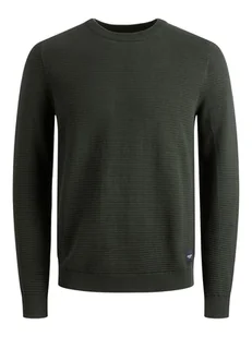 Jack & Jones Sweter "Emil" w kolorze ciemnoszarym - Swetry męskie - miniaturka - grafika 1