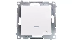 Kontakt Simon KONTAKT - SIMON S.A. 54 Łącznik schodowy Z PODŚWIETLENIEM LED (MOD - Wyłączniki światła i elektryczne - miniaturka - grafika 1