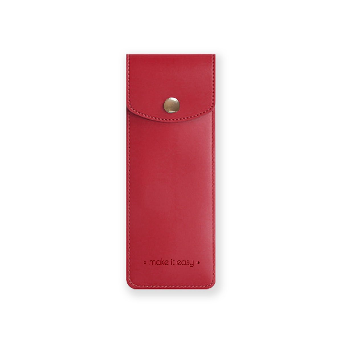 Piórnik na planner z gumką – Ruby Red