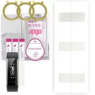 3x Folia hydrożelowa MATOWA do Huawei Band 2 Pro - apgo Smartwatch Hydrogel MATTE Protection Ochrona na ekran smartwatcha - Akcesoria do smartwatchy - miniaturka - grafika 1