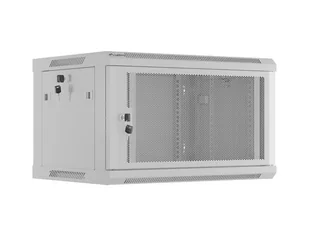 Lanberg szafa rack wisząca 19'' 6U 600X450 szara drzwi perforowane WF01-6406-23S - Szafy rack - miniaturka - grafika 1