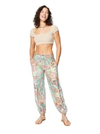 Spodnie damskie - Aller Simplement Spodnie w kolorze turkusowym ze wzorem - miniaturka - grafika 1