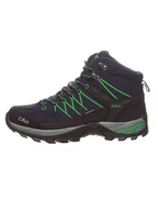 Buty trekkingowe męskie - CMP Skórzane botki trekkingowe "Rigel" w kolorze granatowym - miniaturka - grafika 1