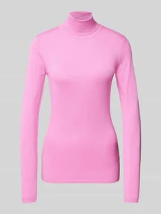 Sweter z dzianiny z golfem model ‘IHMAFA’ - Swetry damskie - miniaturka - grafika 1