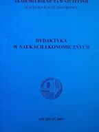 Ekonomia - Dydaktyka w naukach ekonomicznych - miniaturka - grafika 1