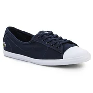 Trampki damskie - Buty Lacoste Ziane Bl 2 Spw Nvy Canvas W 7-32SPW0141003 granatowe - miniaturka - grafika 1