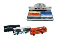 Samochody i pojazdy dla dzieci - Autobus 17cm Free wheel 6 wzorów 168-157 cena za 1 szt - miniaturka - grafika 1
