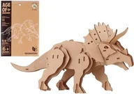 Puzzle - Puzzle drewniane 3D Dinozaur Triceratops - miniaturka - grafika 1