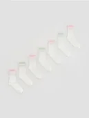 Skarpetki dla dzieci - Reserved - Skarpetki 7-pak - złamana biel - miniaturka - grafika 1