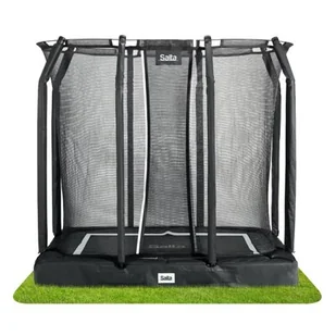 Salta Trampolina Premium Ground 214x153cm czarna - Trampoliny - miniaturka - grafika 1